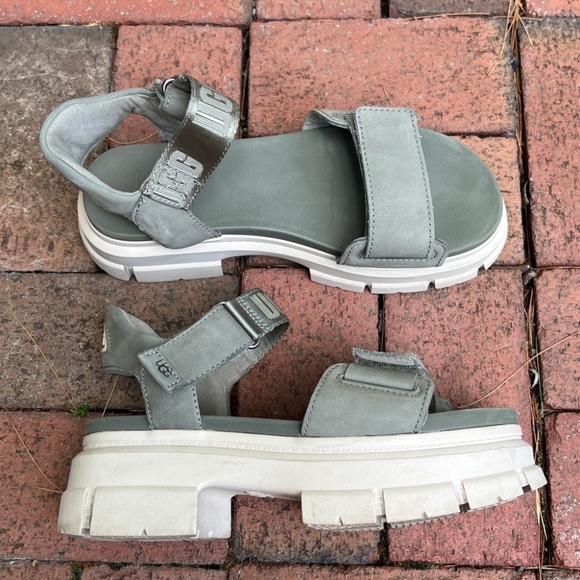 UGG Women's Ankle Sandals in Moss Green - Picture 4 of 7